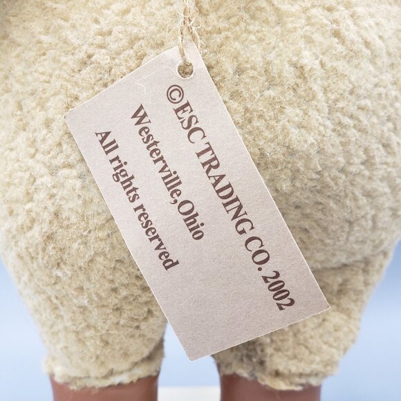 ESC Trading 2002 Paul Gordon Cloth Santa Figure Tree Candy Cane Christmas Decor - Picture 8 of 16